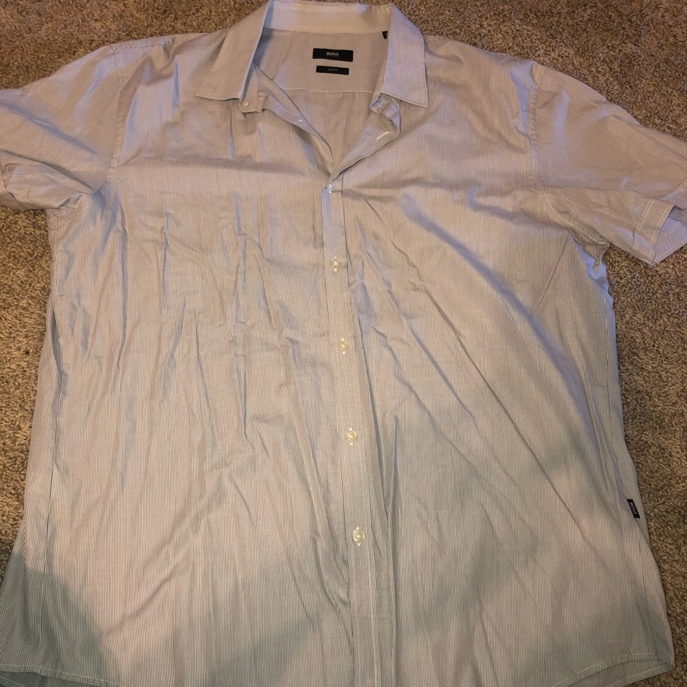 Hugo Boss Slim Fit Striped button down